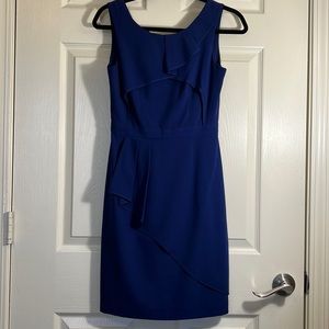 Blue Sleeveless BCBGMaxAzria Dress